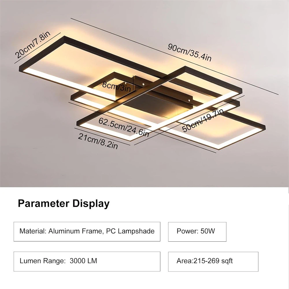 GEADI Modern Flush Mount LED Ceiling Light - New - photo 3