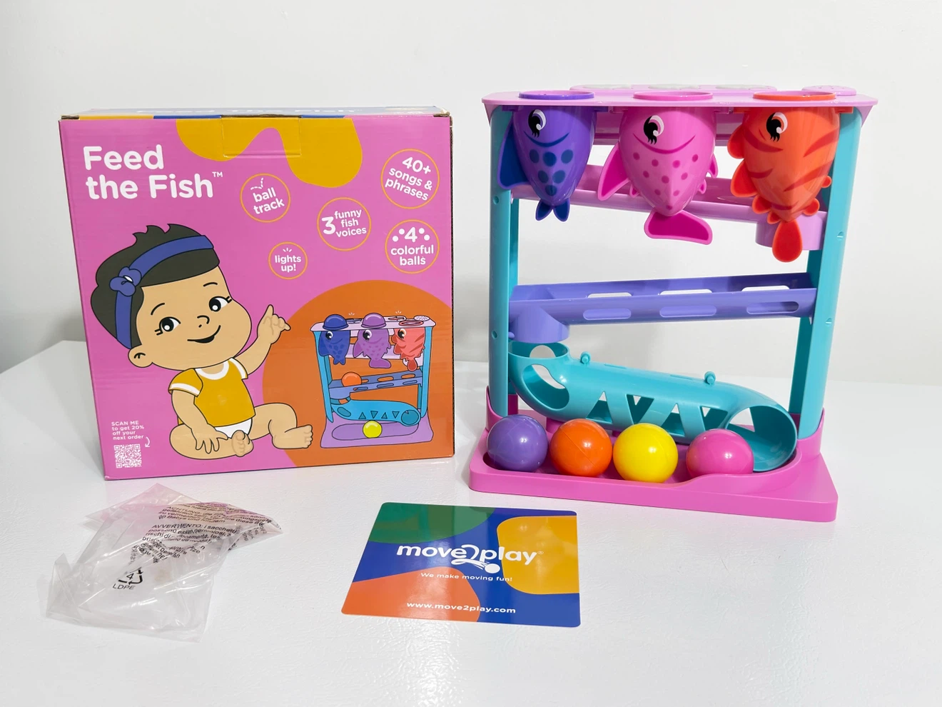 Move2Play Feed the Fish Interactive Toy