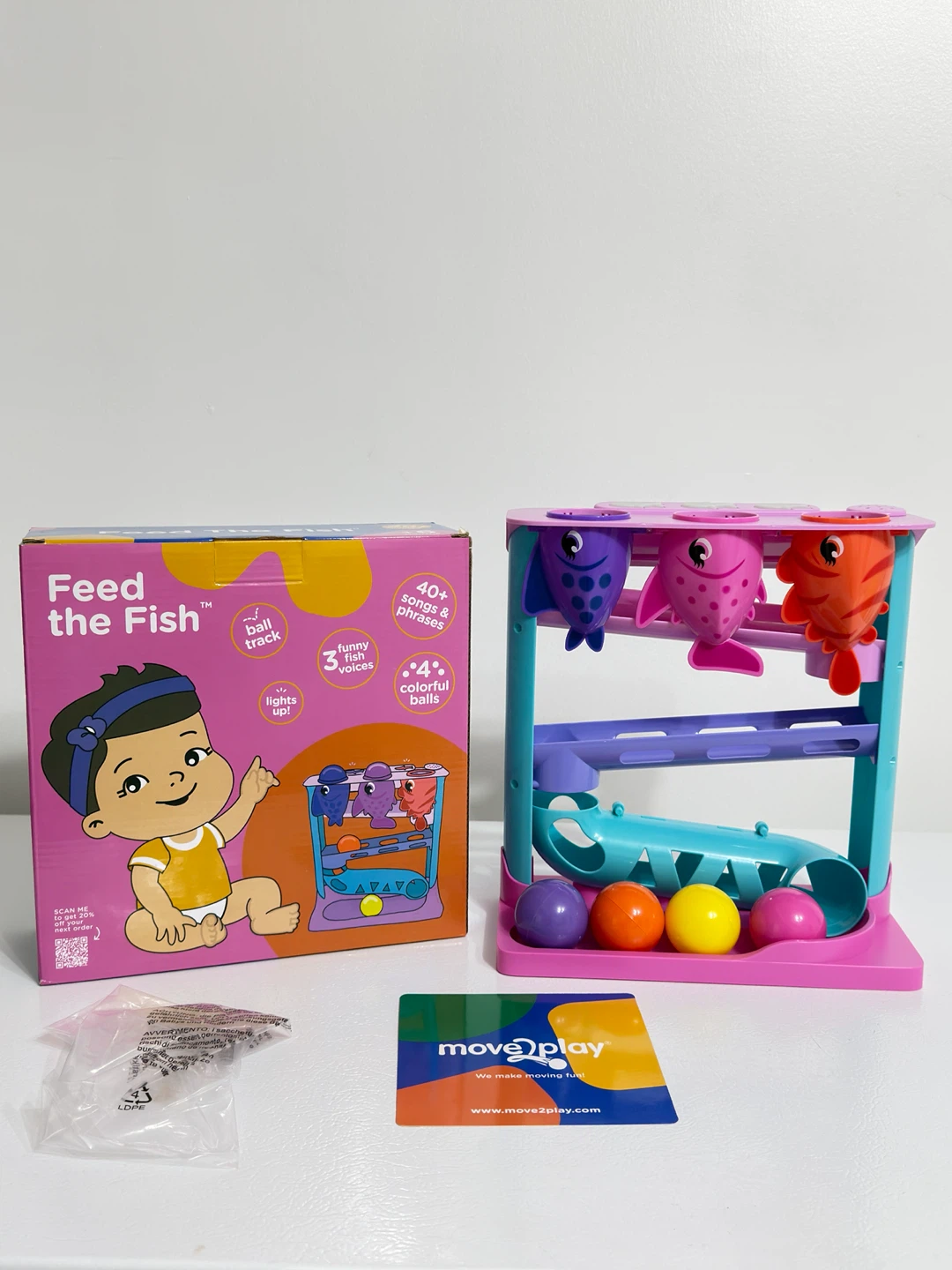 Move2Play Feed the Fish Interactive Toy - photo 3