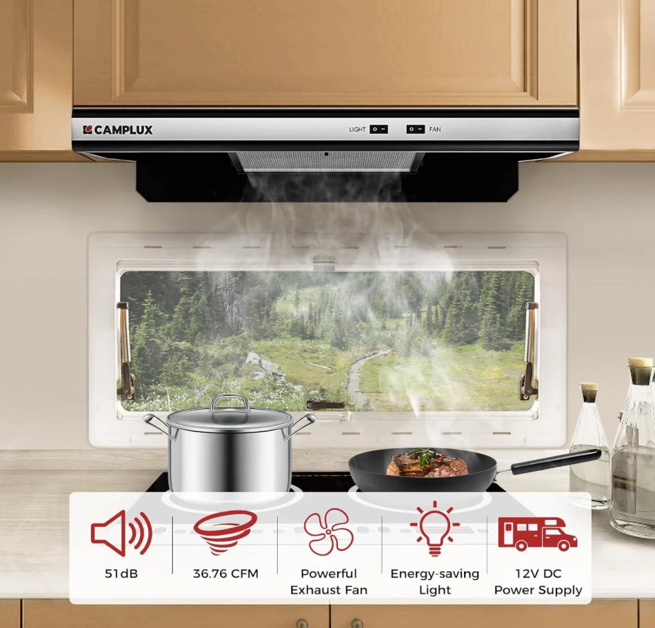 CAMPLUX RV Range Hood 22 Inches - Brand New - photo 3
