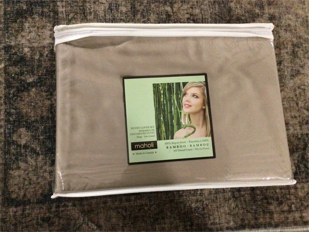 Maholi Royal Elite Duvet Cover - King - Taupe - New - No Shams - photo 2