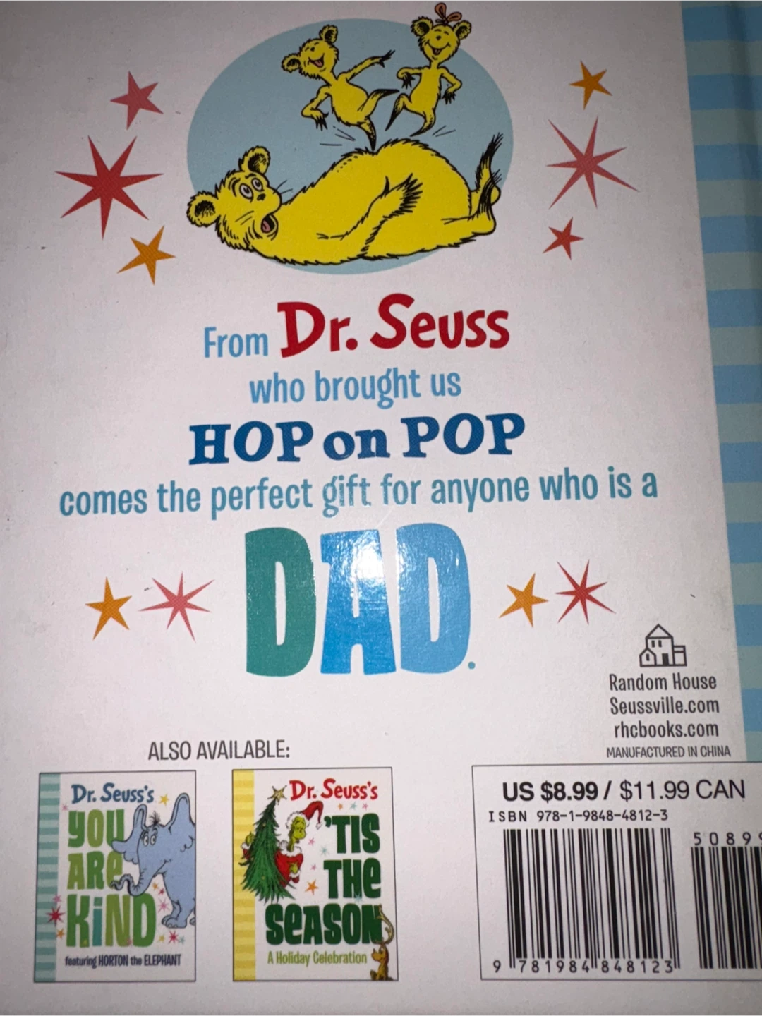 Dr. Seuss's I Love Pop! A Celebration of Dads - photo 2