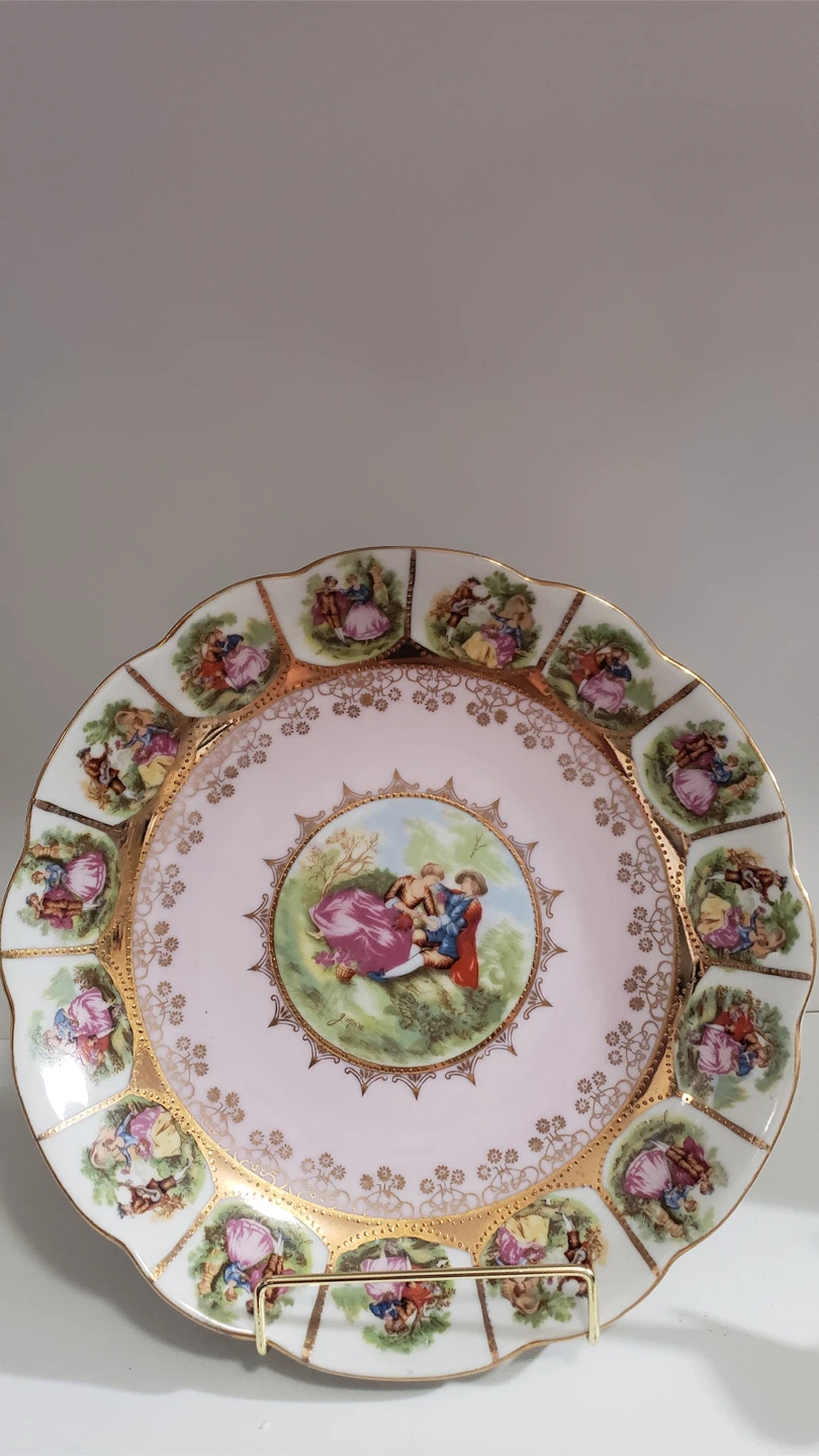 Vintage Royal Vienna Style Decorative Plate "Love Story" - photo 2