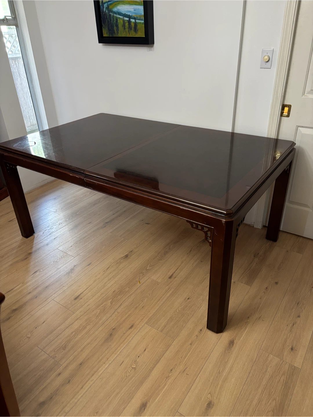 Wooden Dining Table with 8 Chairs - photo 3