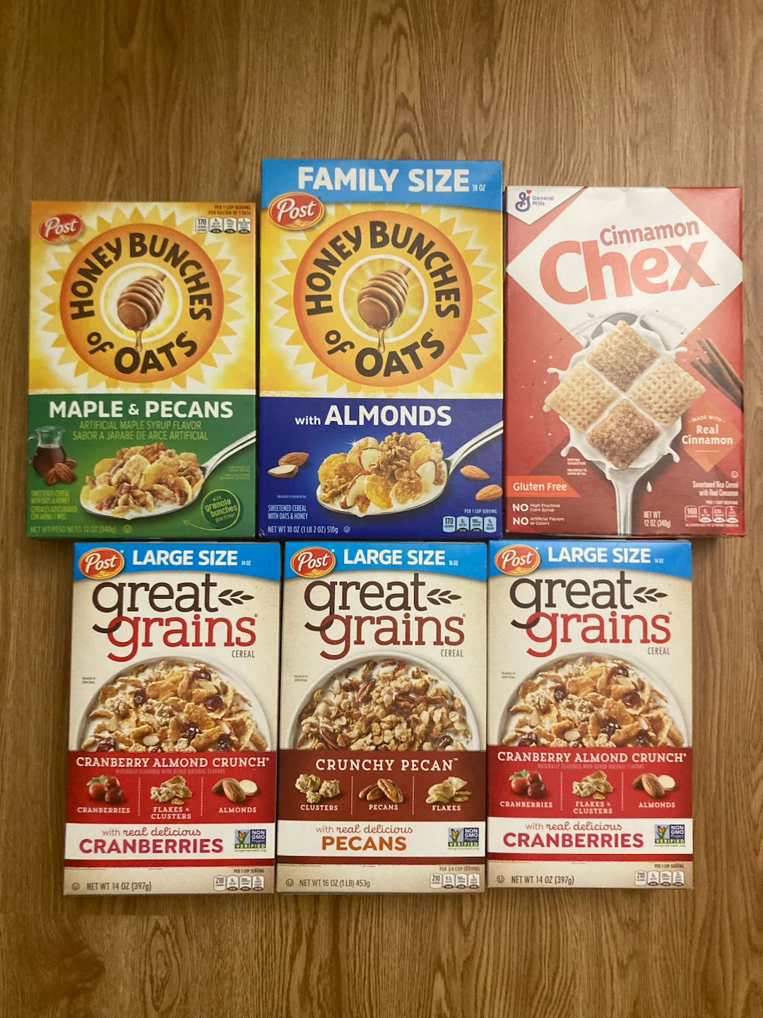 Assorted Post and General Mills Cereal Lot🌼