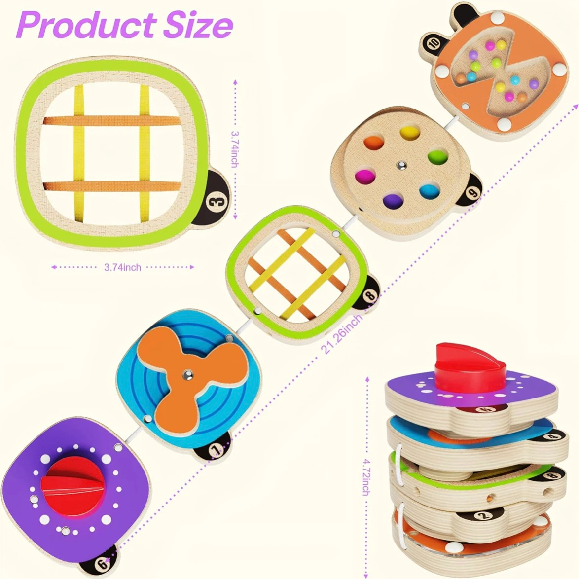 Brand New Montessori Busy Board - photo 3