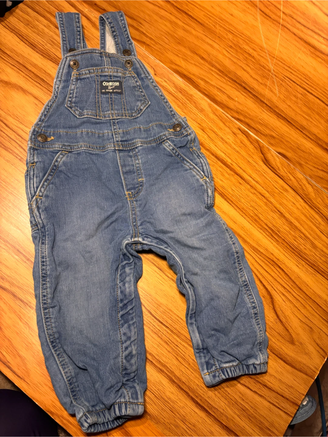 OshKosh B'gosh Denim Overalls sz18 months