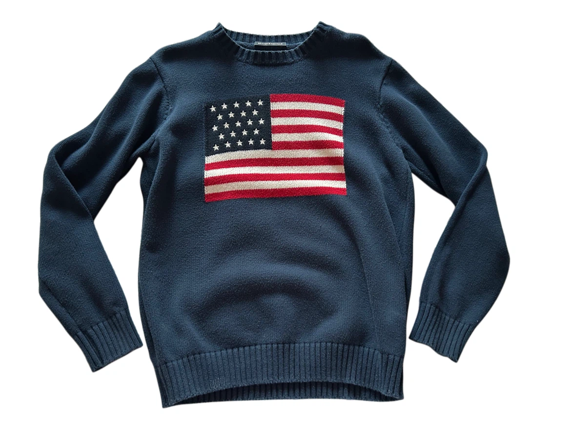 Brandy Melville American Flag Knit Sweater