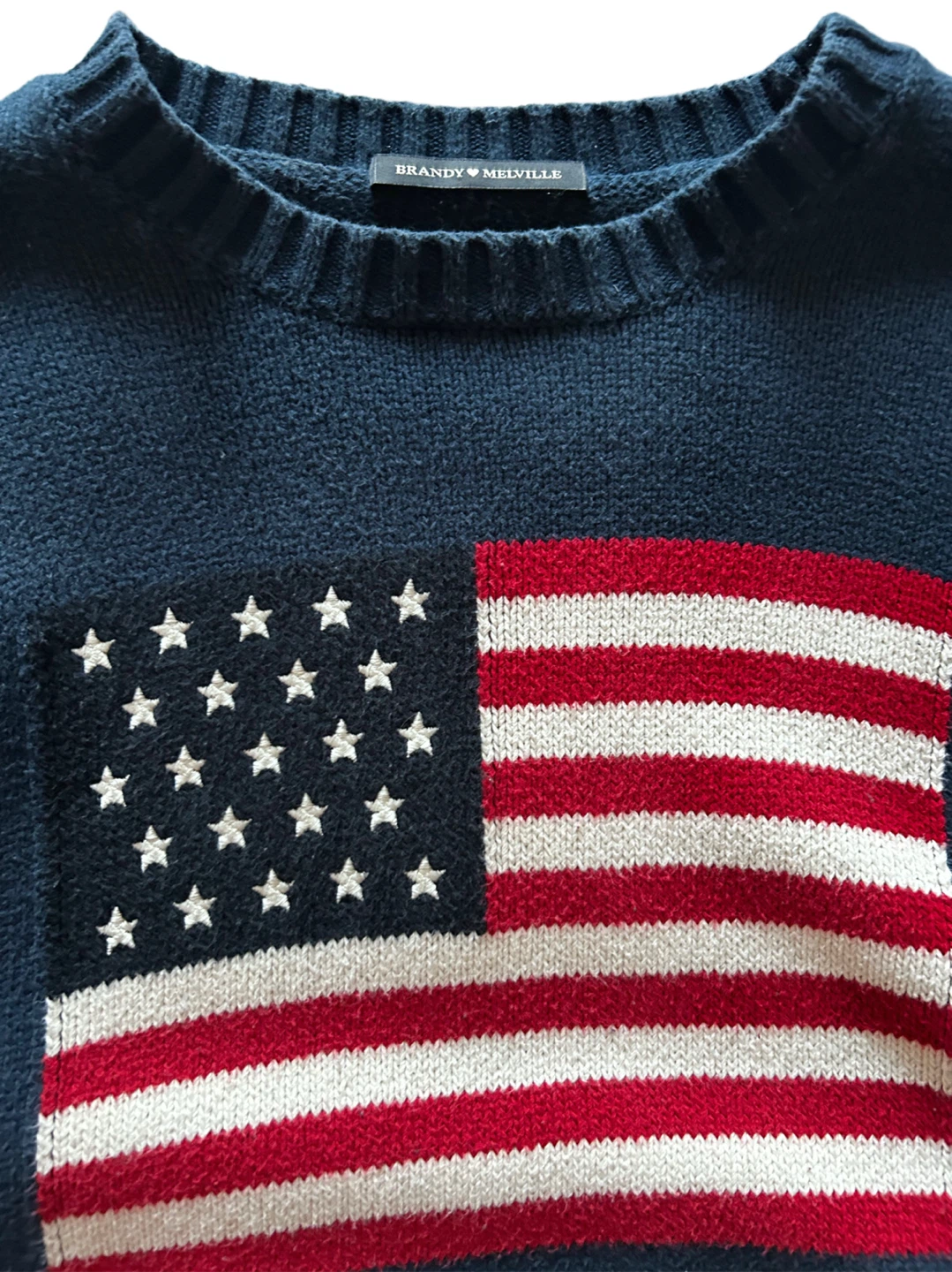 Brandy Melville American Flag Knit Sweater - photo 3