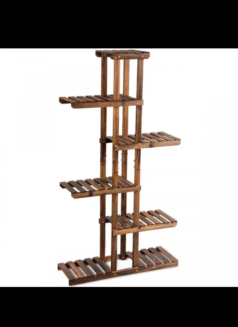Wooden Multi-Tier Plant Stand