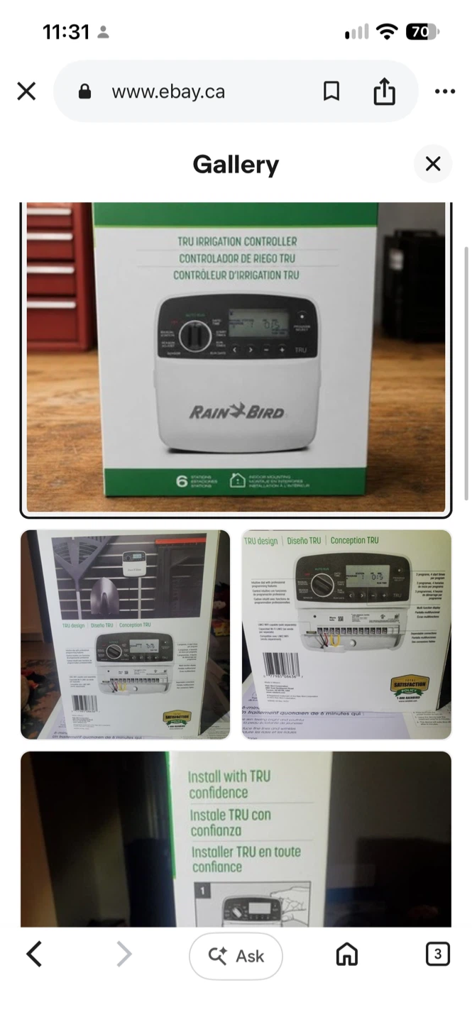 Rain Bird TRU 6-Station Indoor Irrigation Controller - photo 2