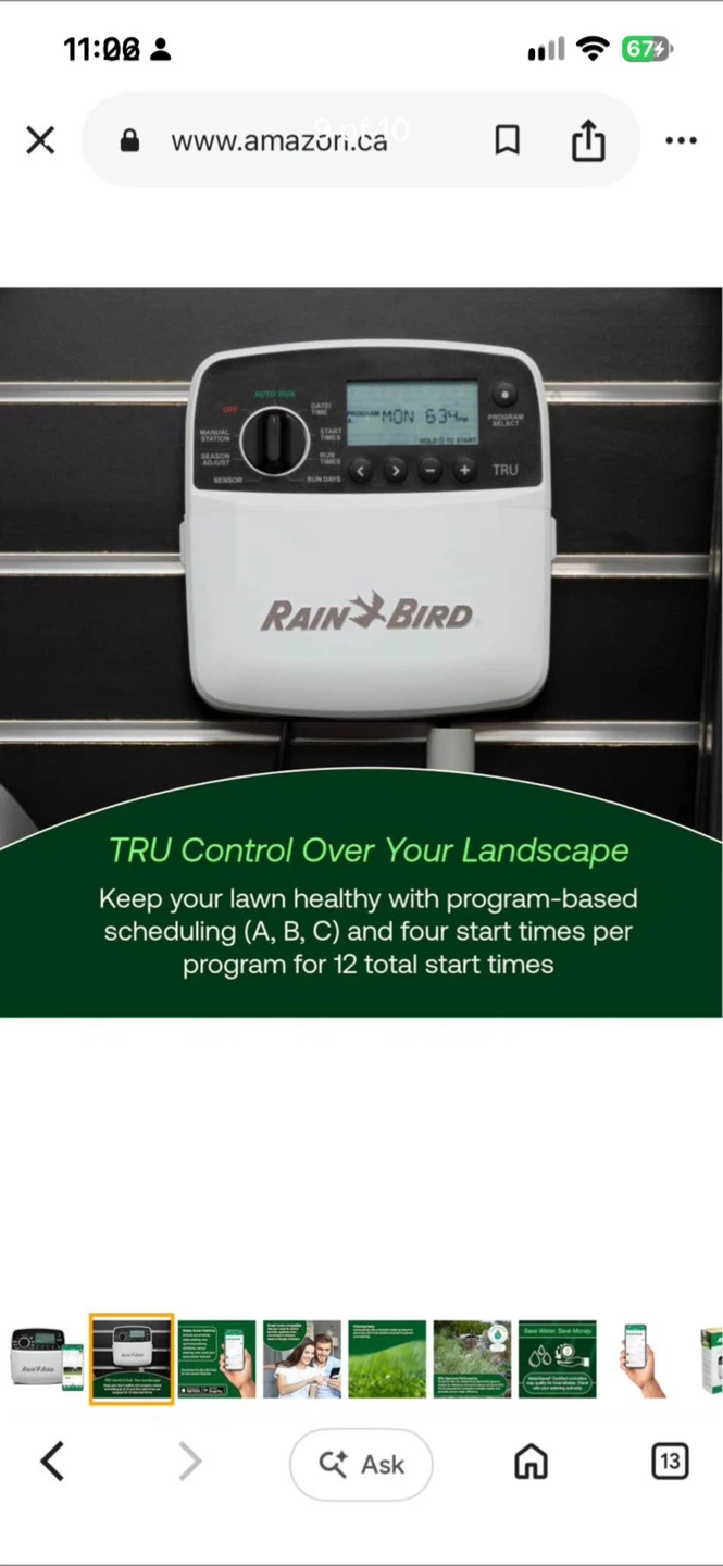 Rain Bird TRU 6-Station Indoor Irrigation Controller - photo 4