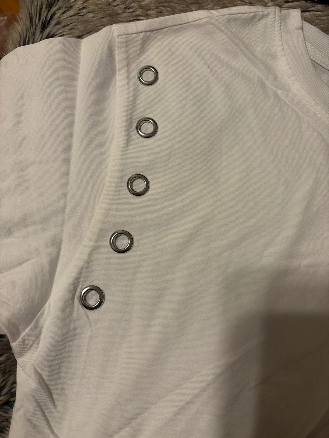 Cotton Studio White Short Sleeve Tee - photo 3