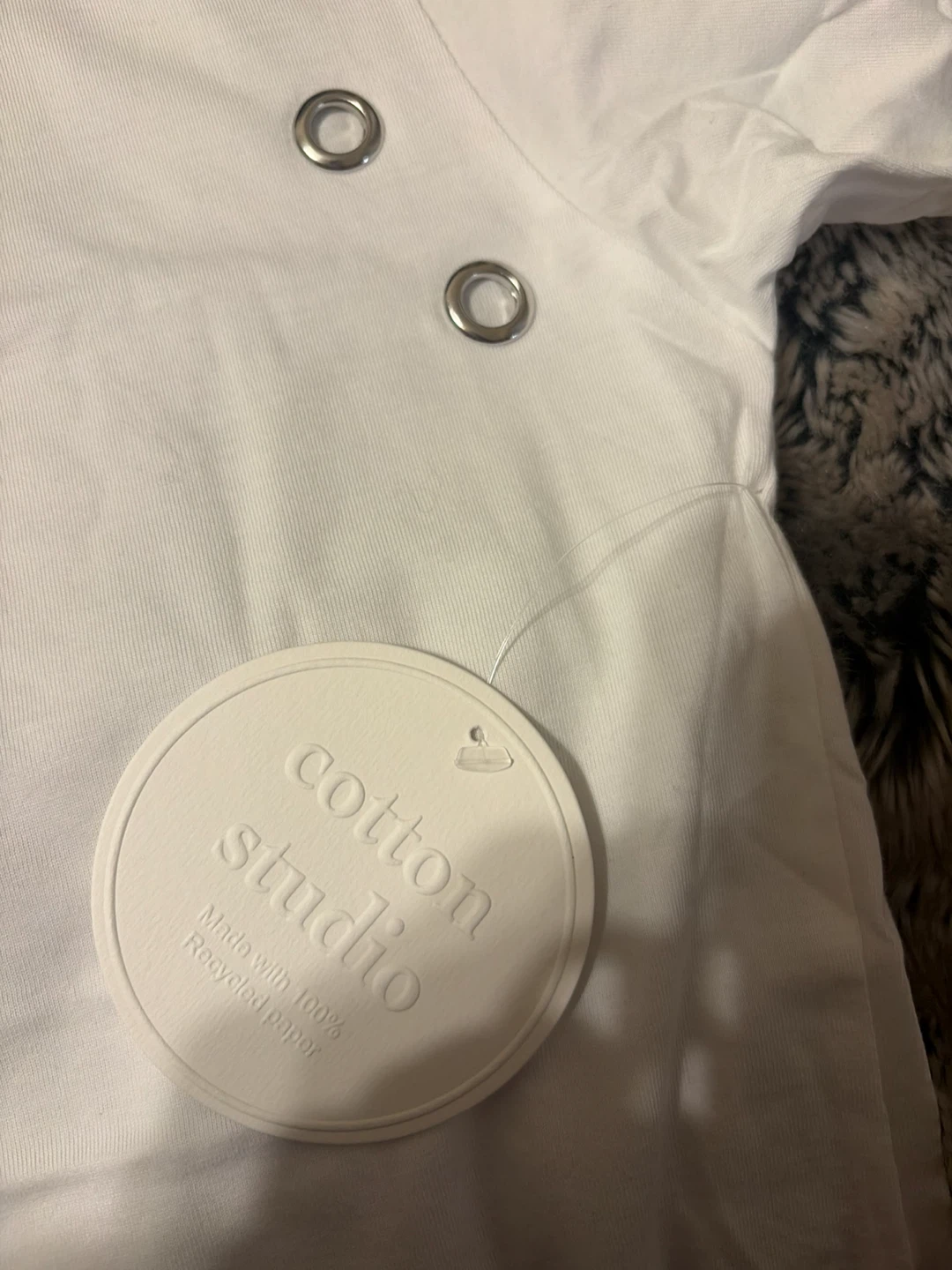 Cotton Studio White Short Sleeve Tee - photo 4