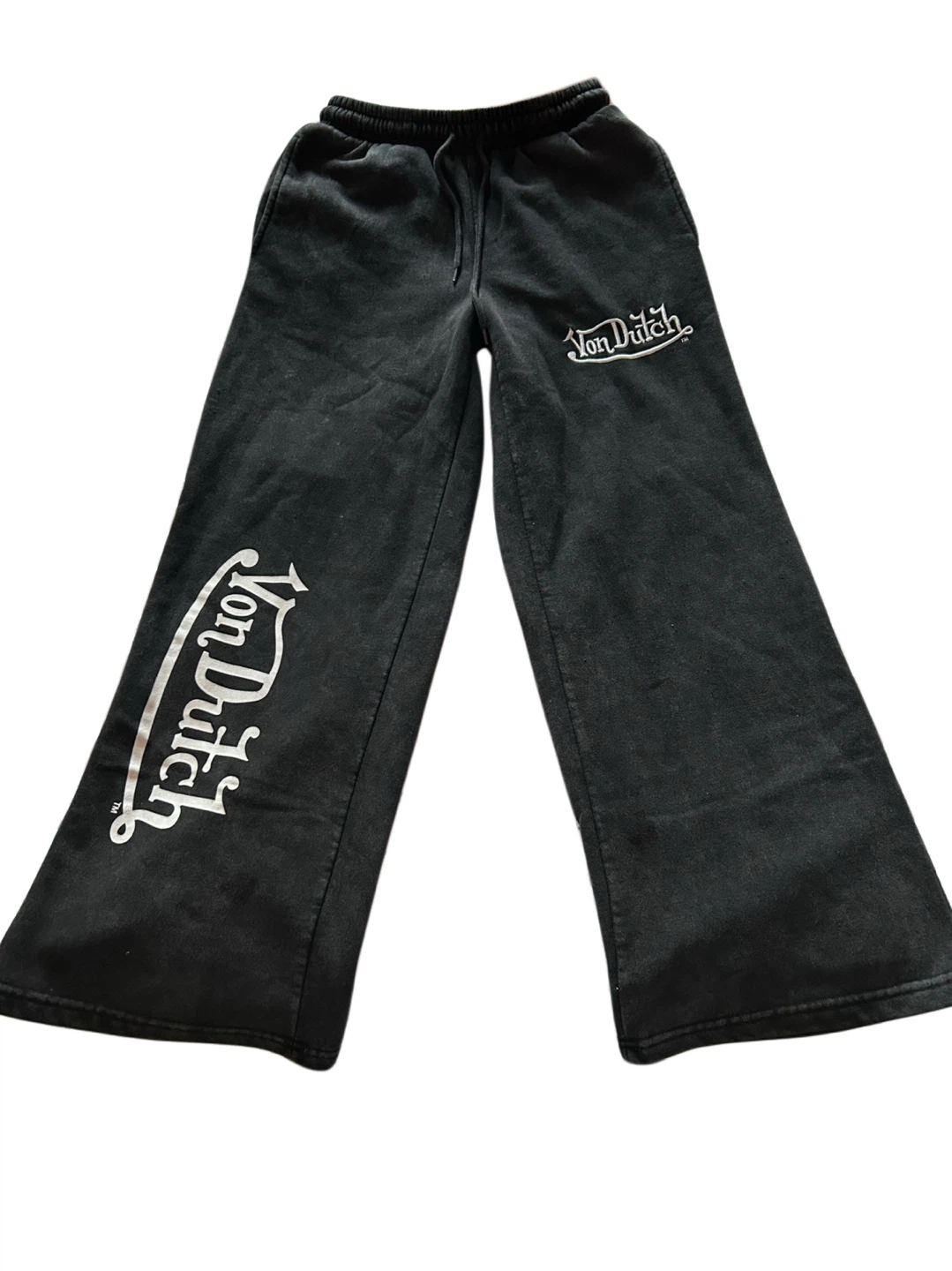 Von Dutch black wide-leg sweatpants - photo 2