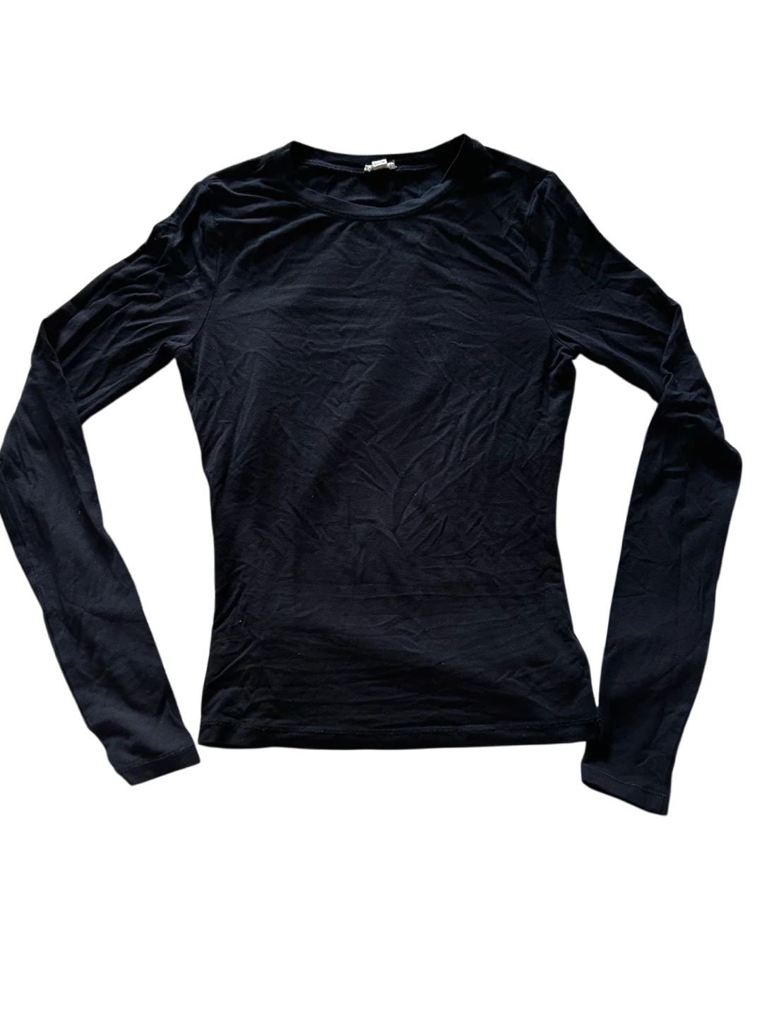 Garage Navy Long Sleeve Top