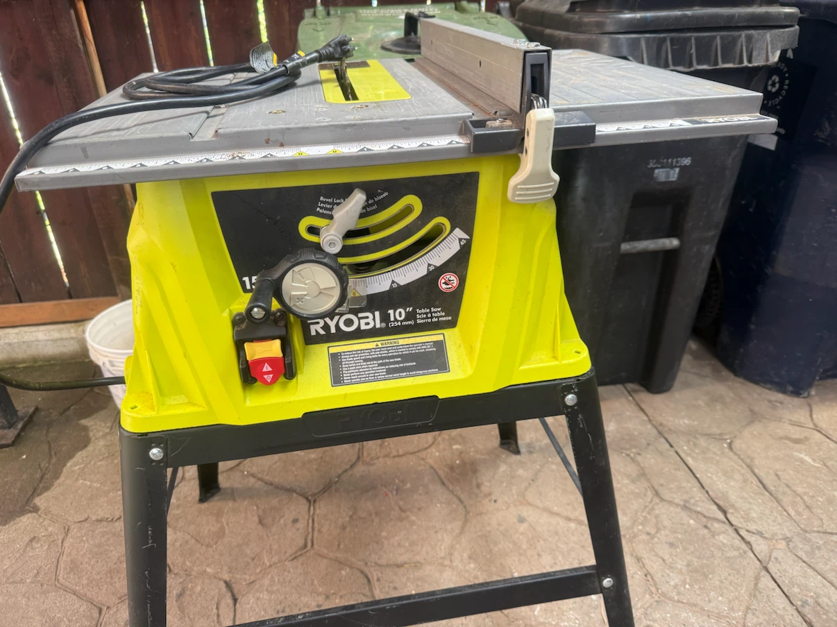 Ryobi table saw - photo 3