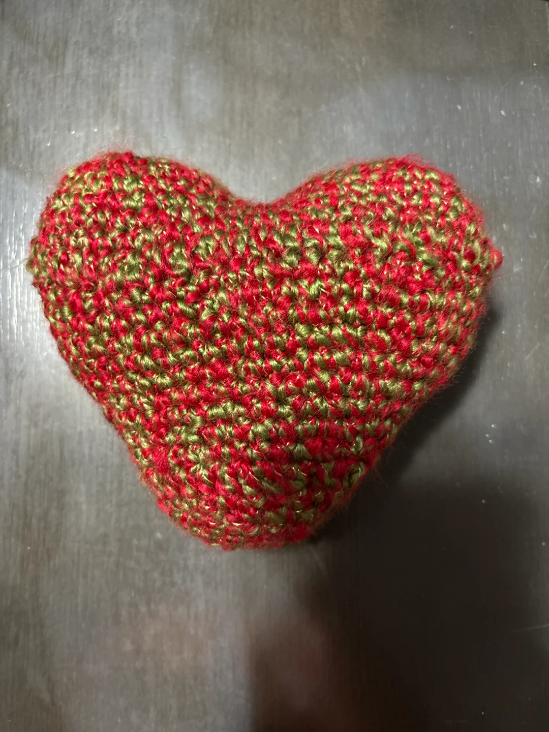 Christmas Heart CROCHET hand made