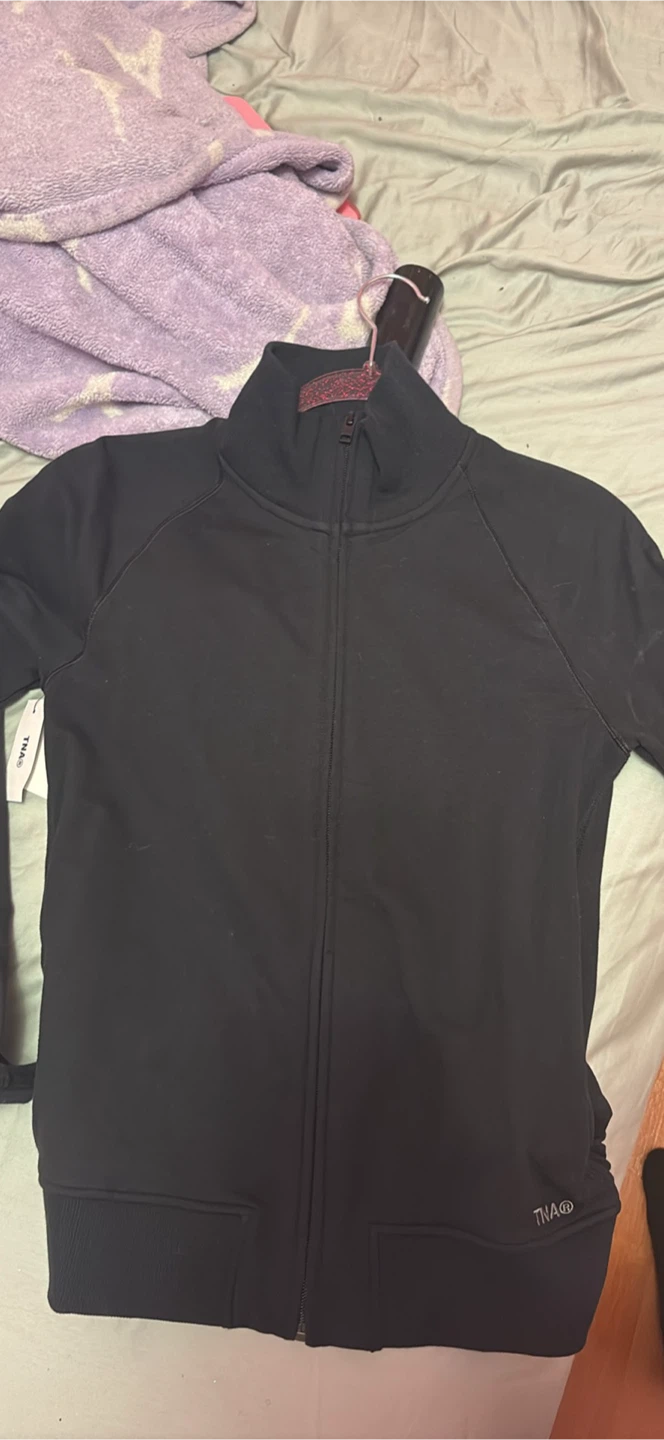 TNA Black Full-Zip Jacket