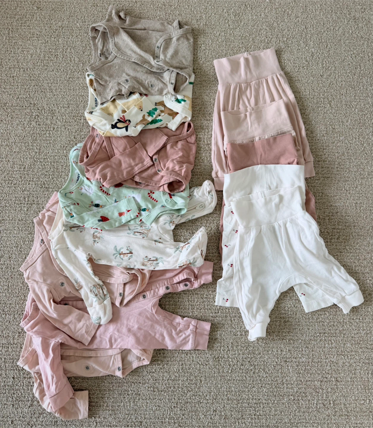 Baby girl clothes, 0-12 months old