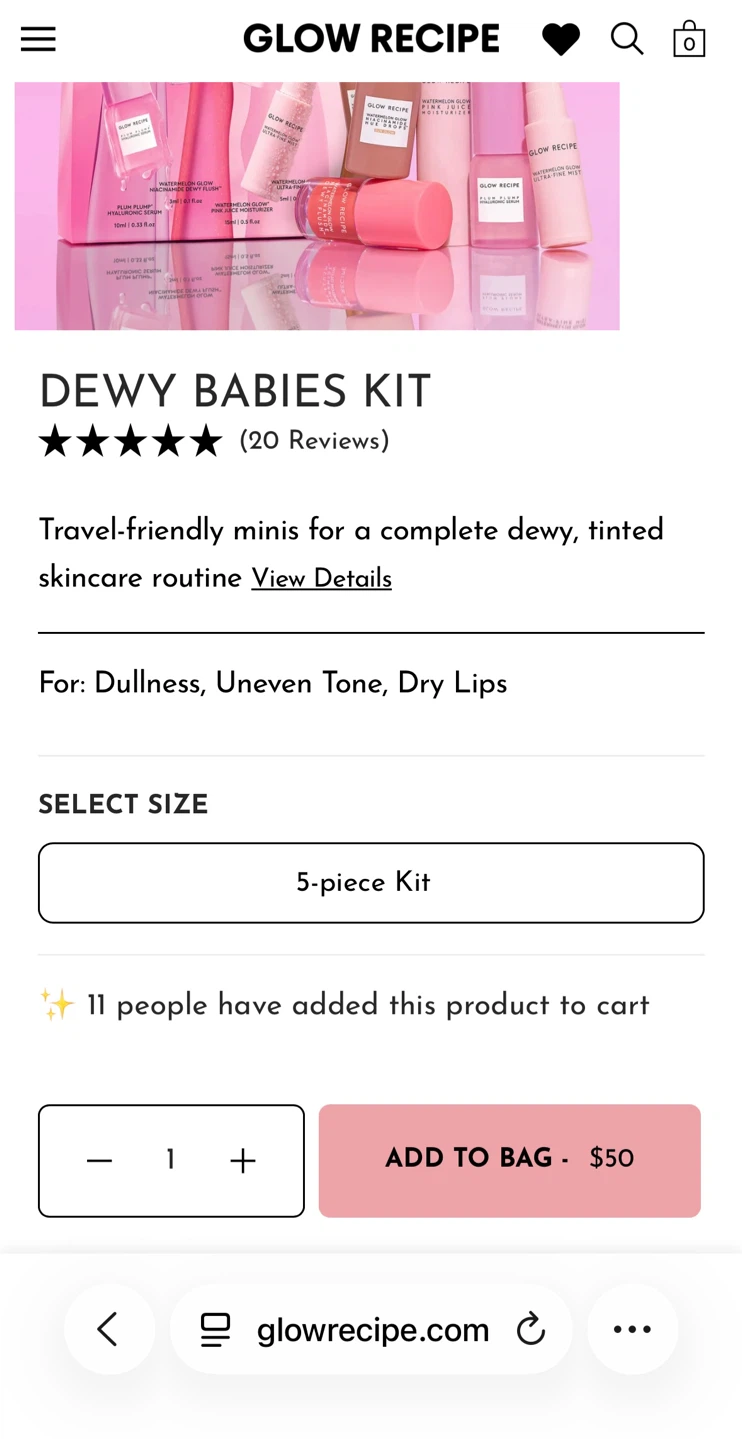 🆕 Glow Recipe Dewy Babies Kit - photo 4
