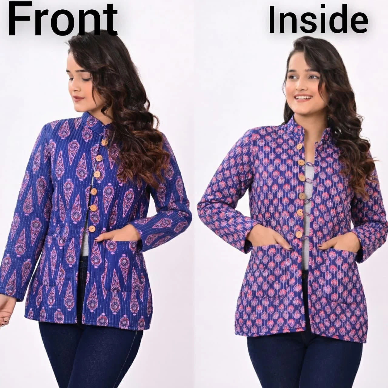 ✨ Jaipuri Reversible Quilted Winter Jackets ✨ - photo 2