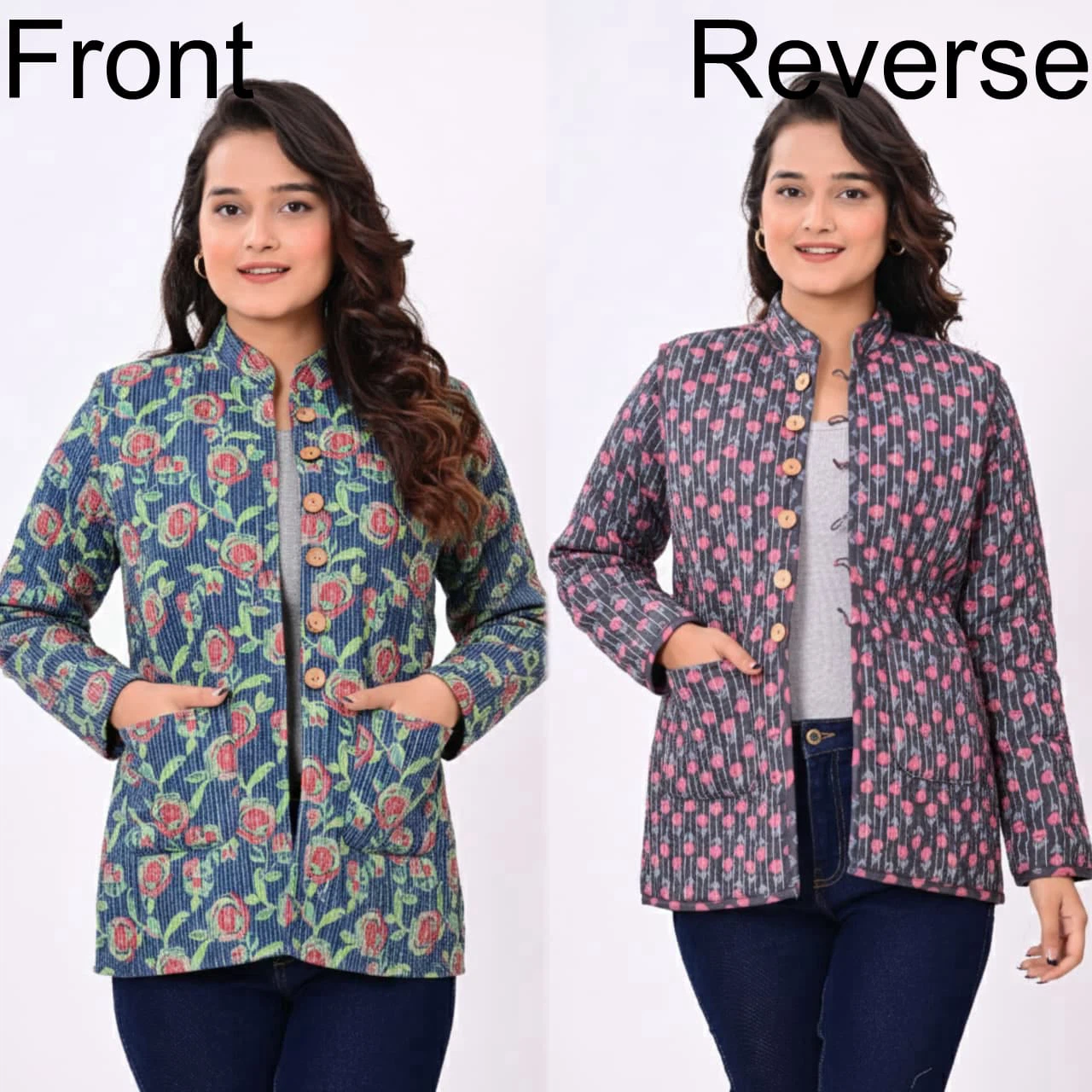 ✨ Jaipuri Reversible Quilted Winter Jackets ✨ - photo 4
