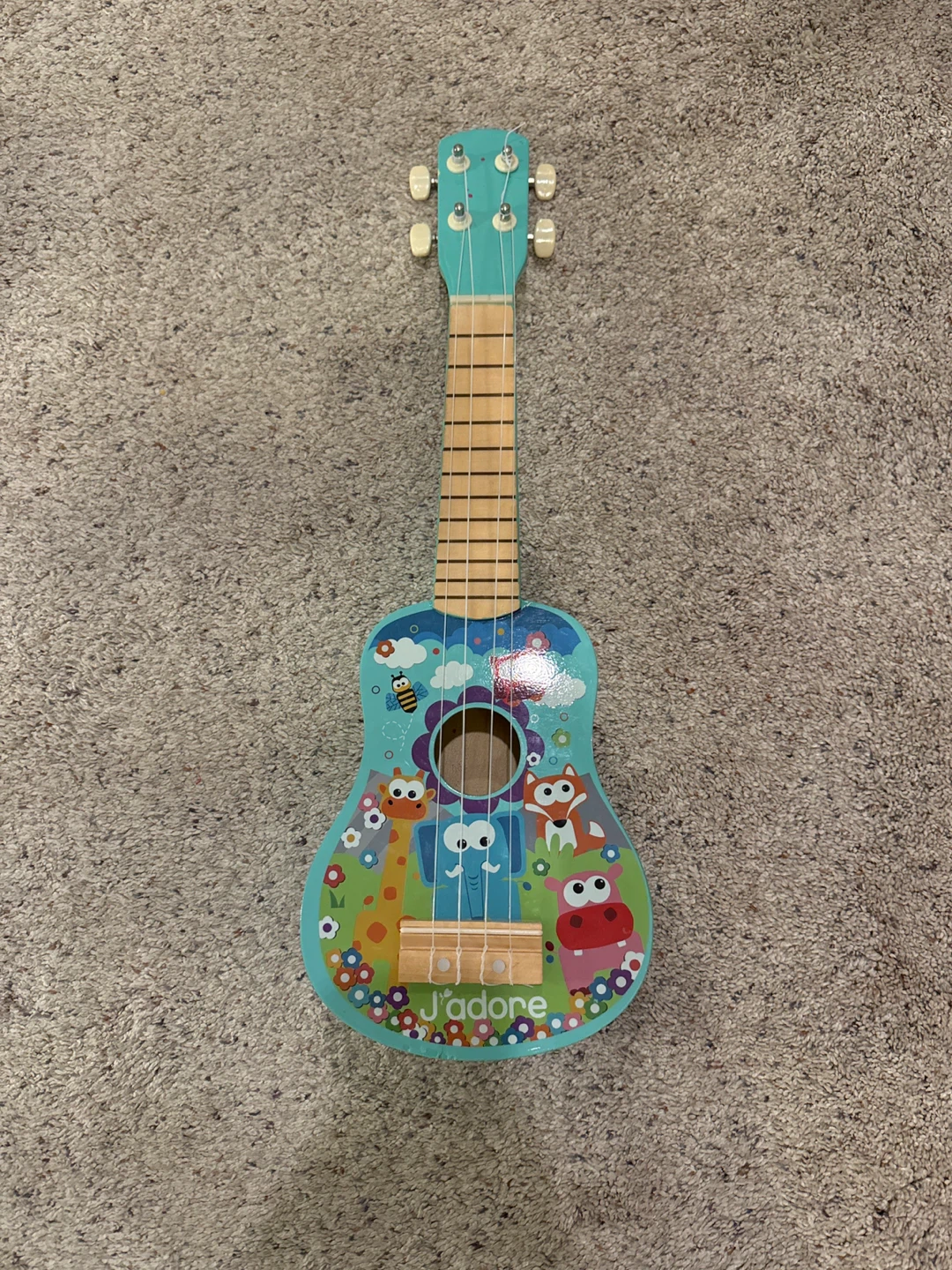 J'adore Children's Wooden Ukulele
