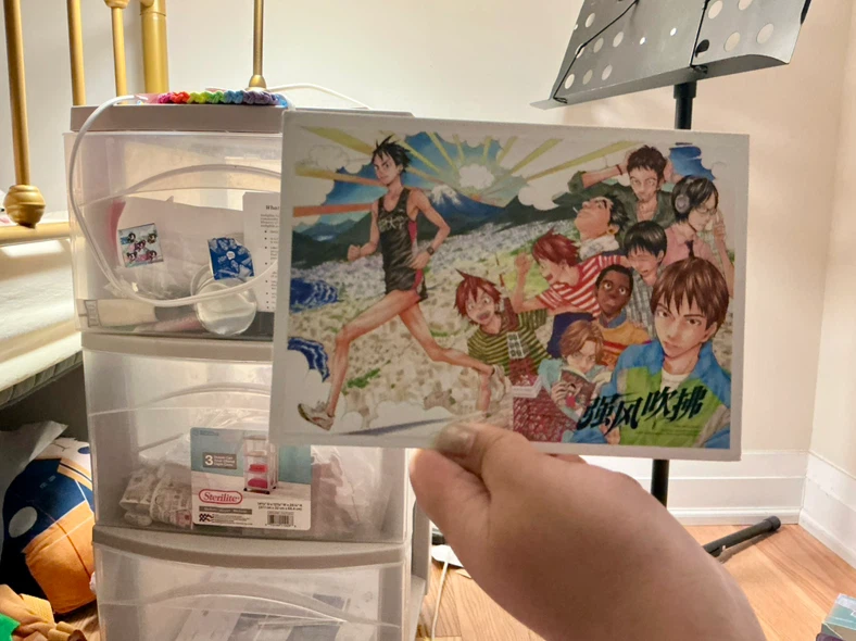 Run with the Wind shikishi board - photo 3