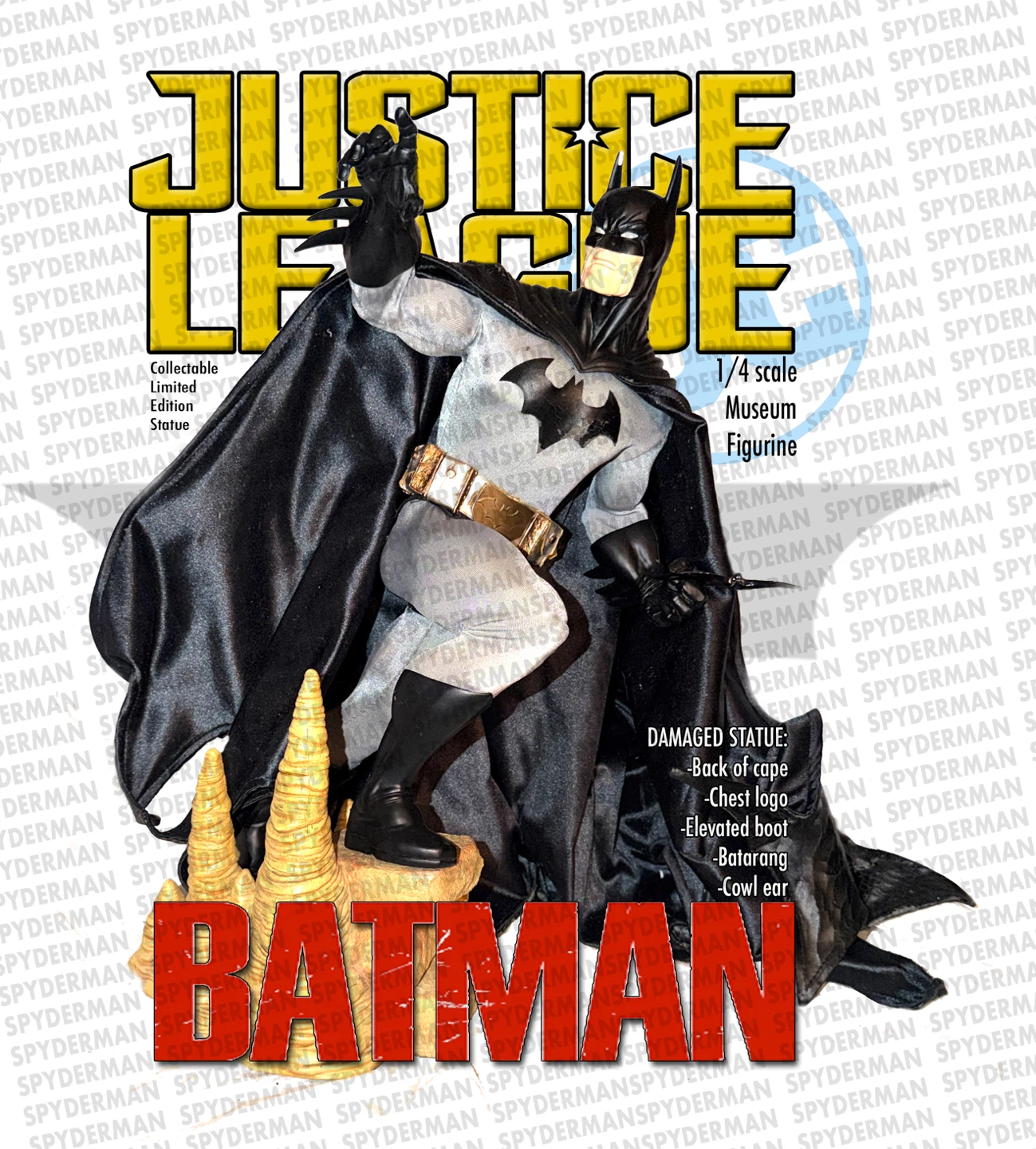Justice League Batman 1/4 Scale museum Statue