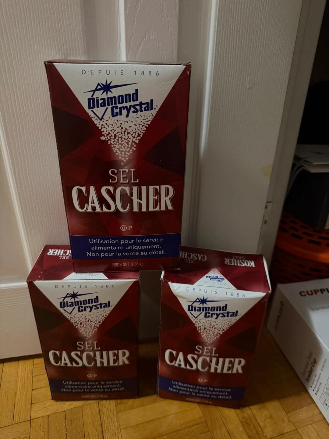 3 Boxes of Diamond Crystal Kosher Salt