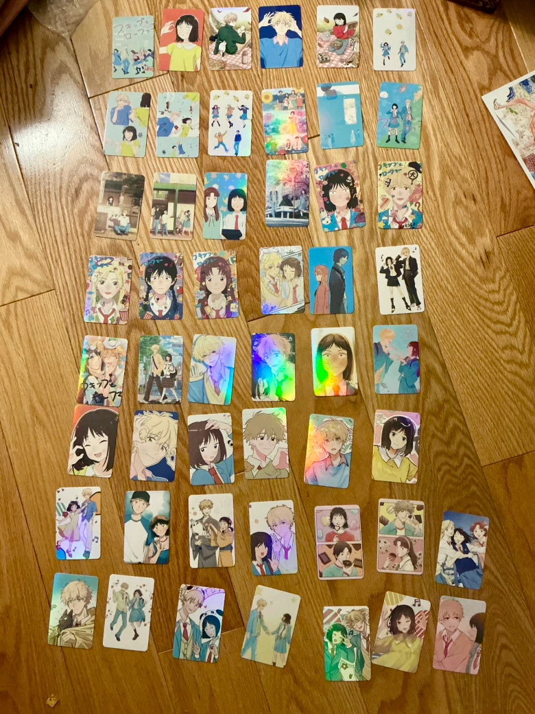 Skip and Loafer laser collectible cards