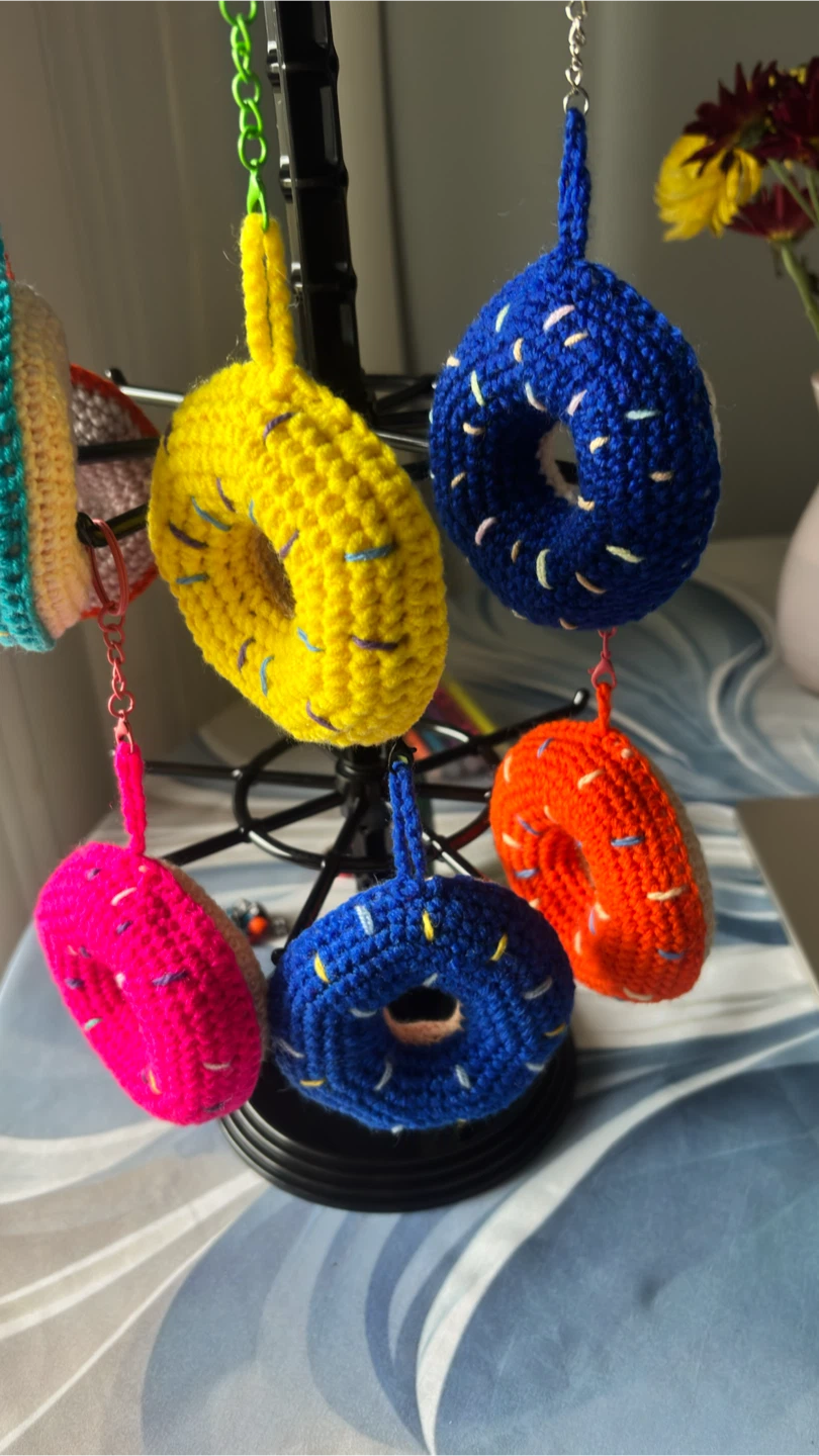 Handmade  Donut and Jellyfish Keychains - photo 3
