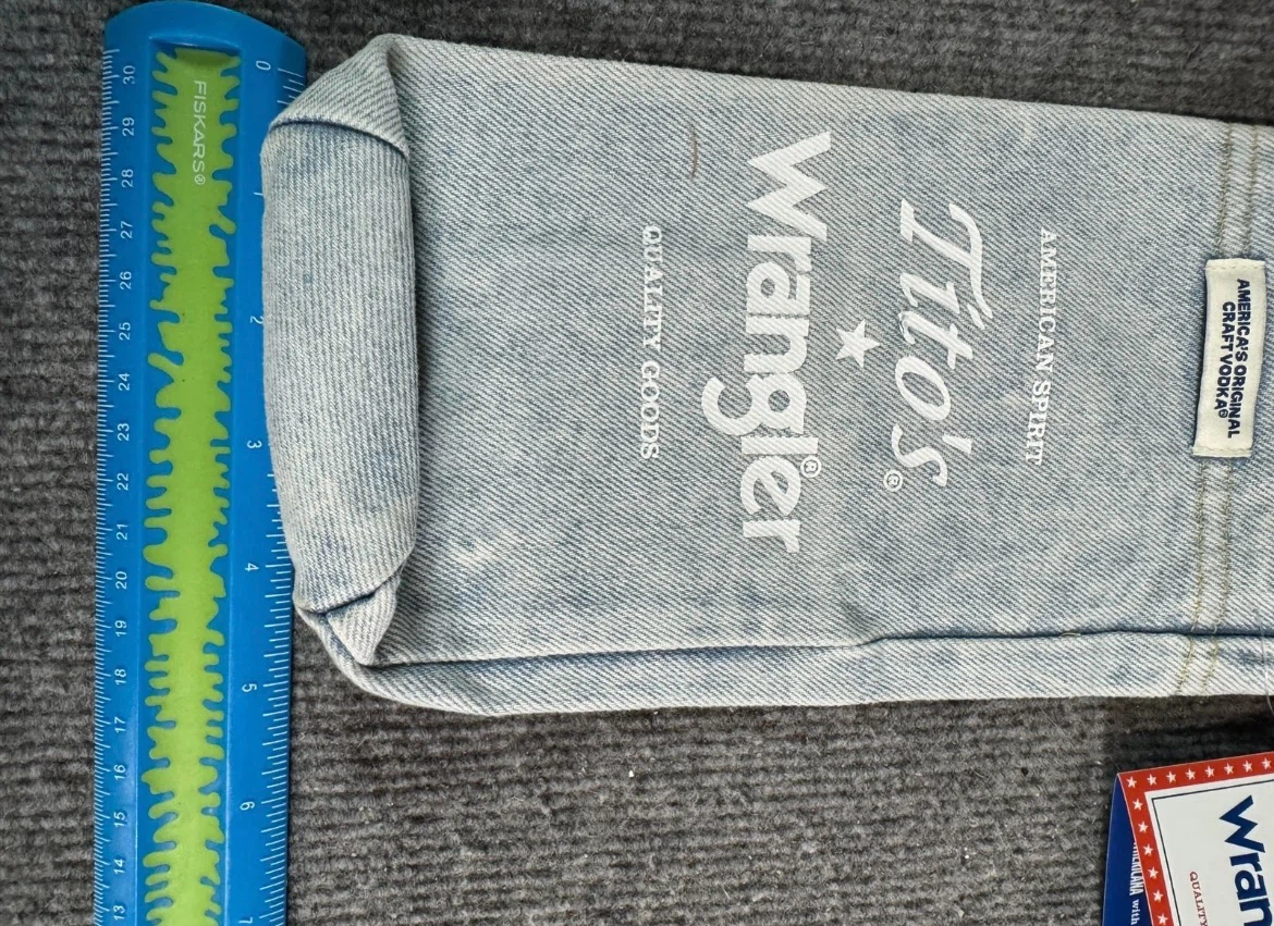 Tito's Vodka x Wrangler Denim Bottle Bag - photo 3