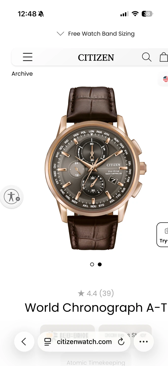 Citizen World Chronograph A-T Watch - photo 3