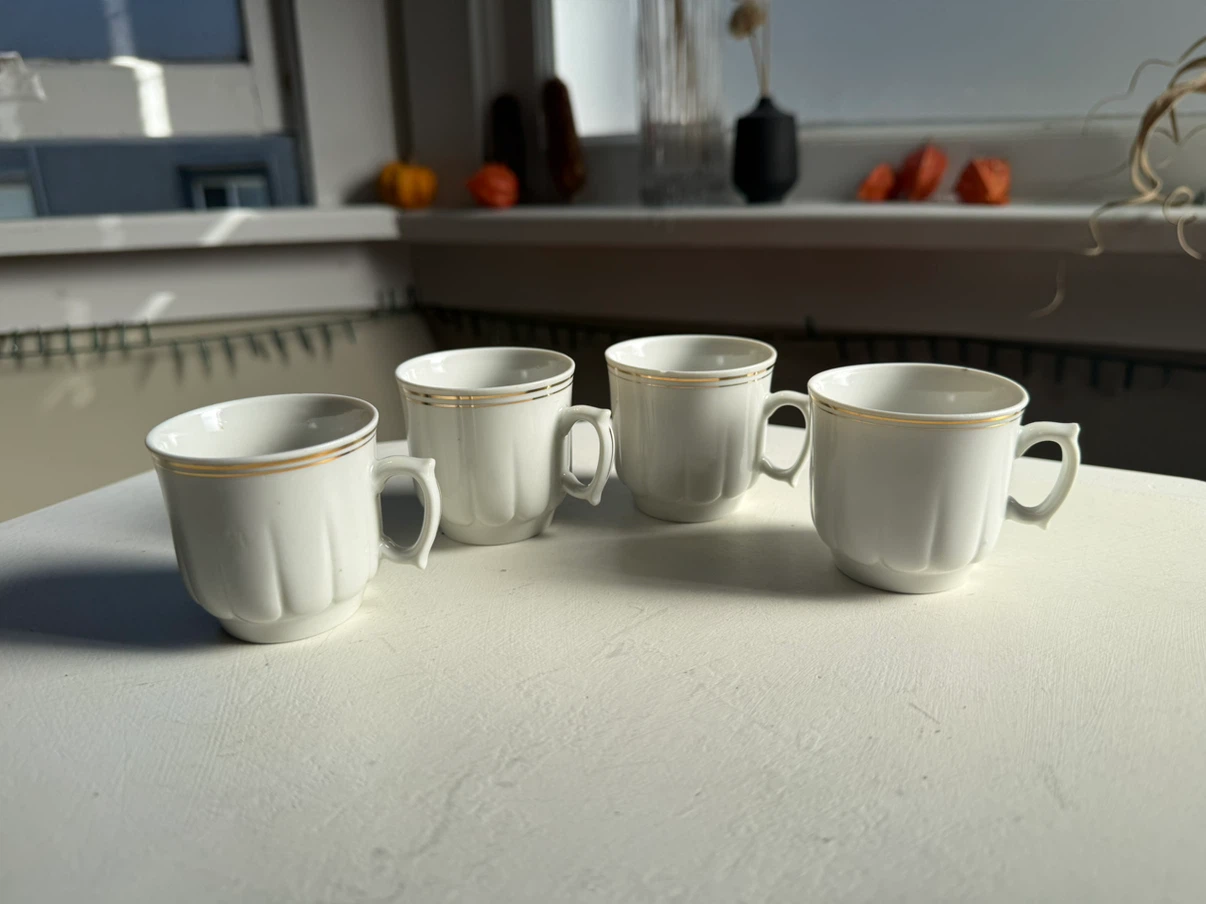 Chinese espresso cups - set of 4