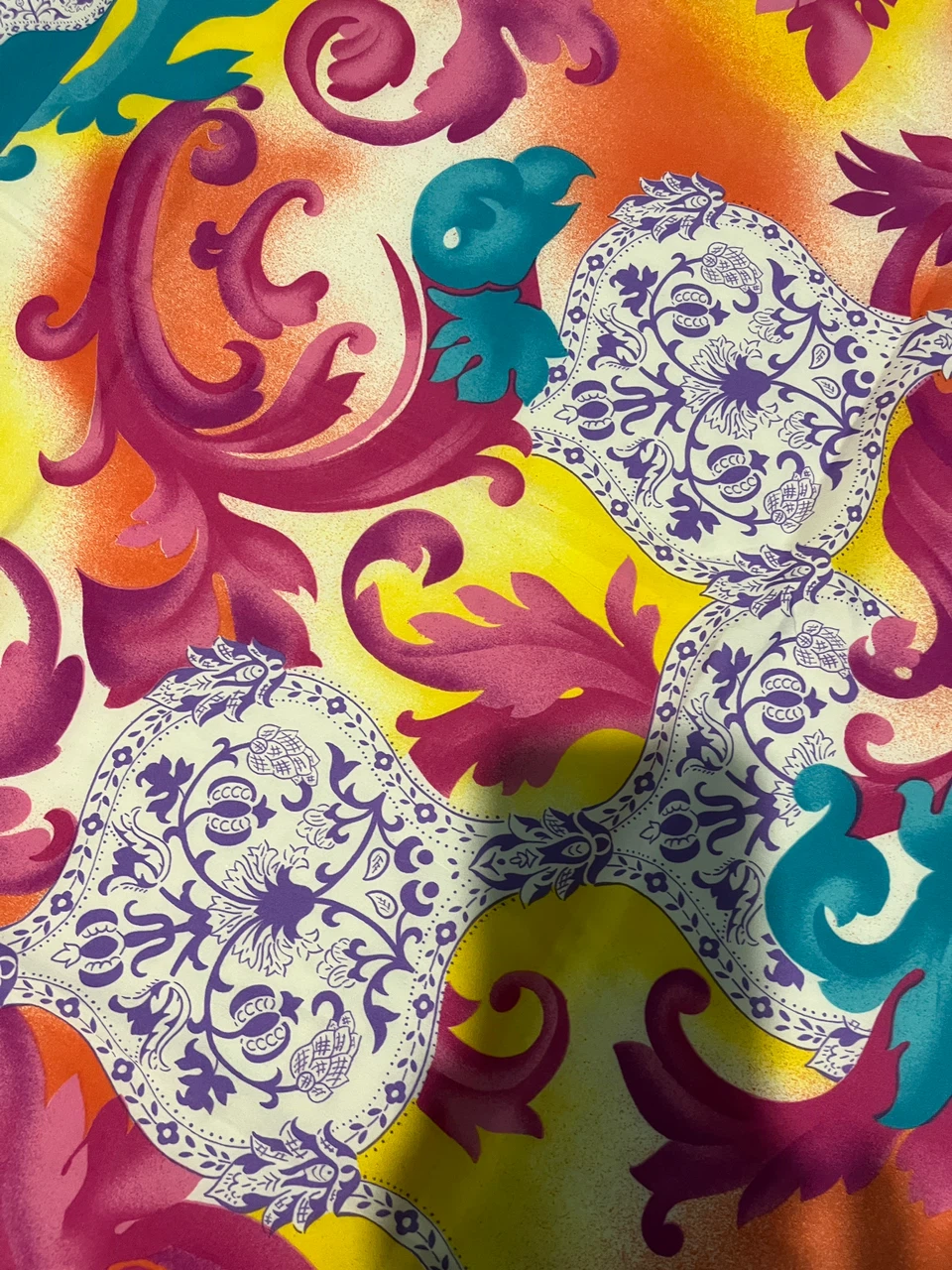 Honey Multicolor Patterned Scarf - photo 4