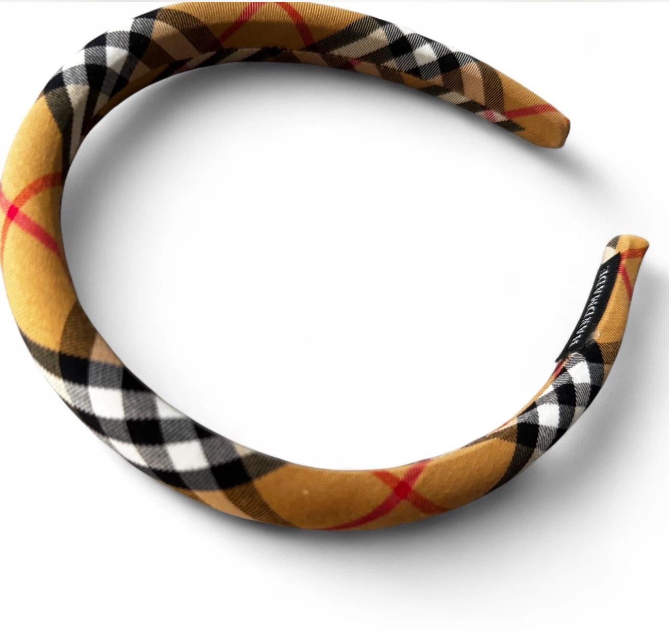 Plaid Pattern Fabric Headband