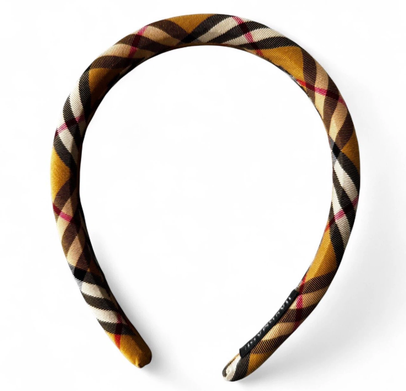 Plaid Pattern Fabric Headband - photo 2