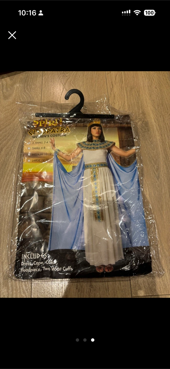 Spirit Halloween Pharaoh and Cleopatra Costumes