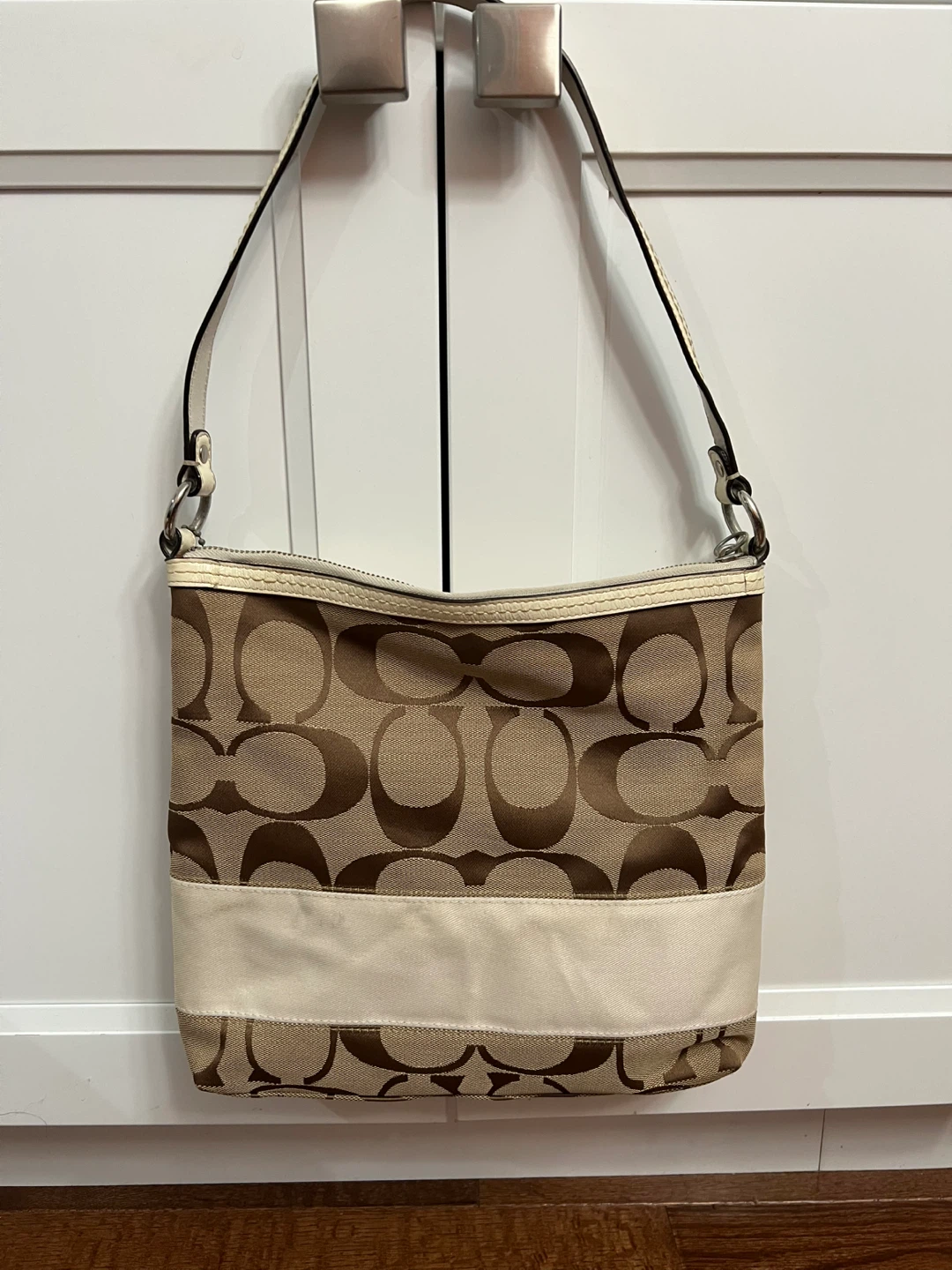 Coach Signature Stripe Shoulder Bag - photo 2