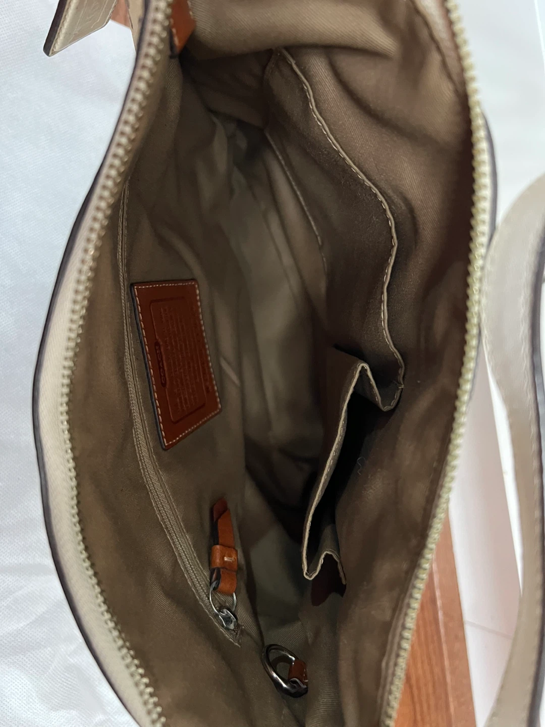 Coach Signature Stripe Shoulder Bag - photo 4