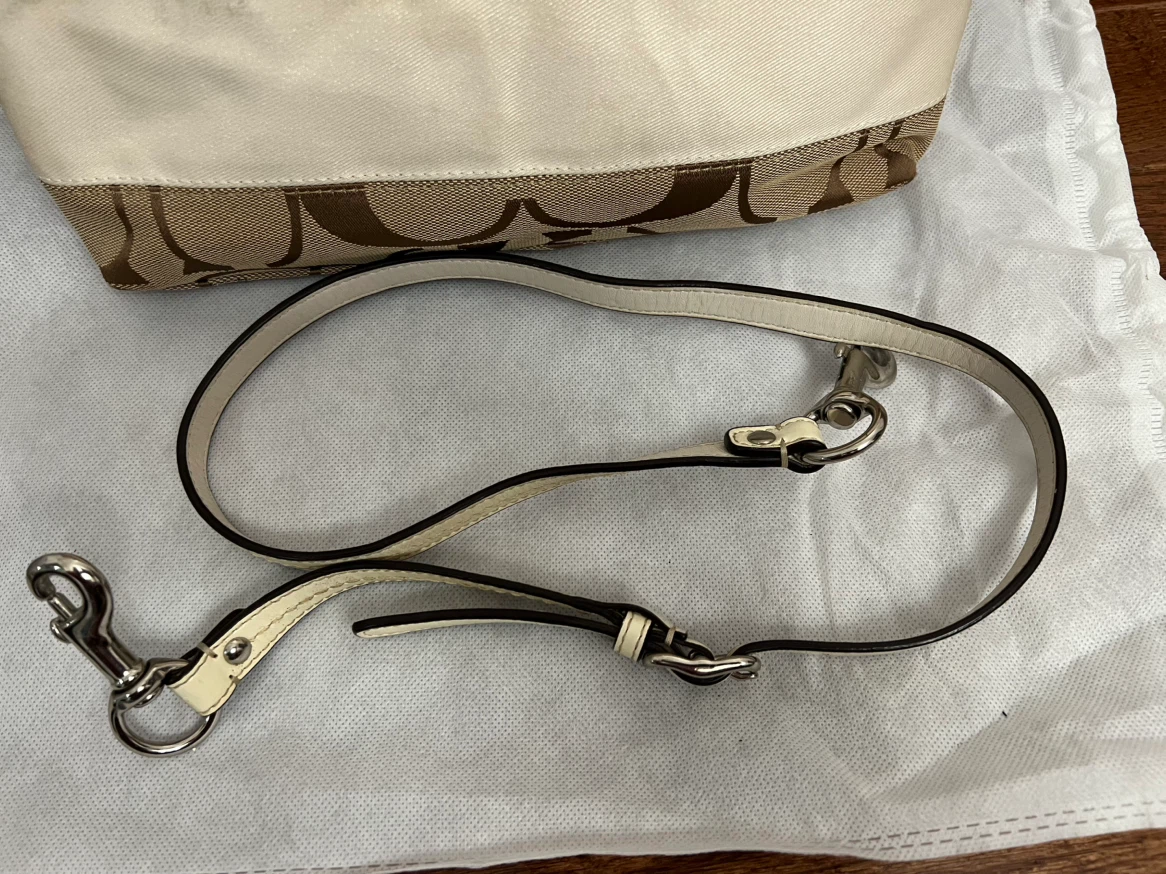 Coach Signature Stripe Shoulder Bag - photo 5