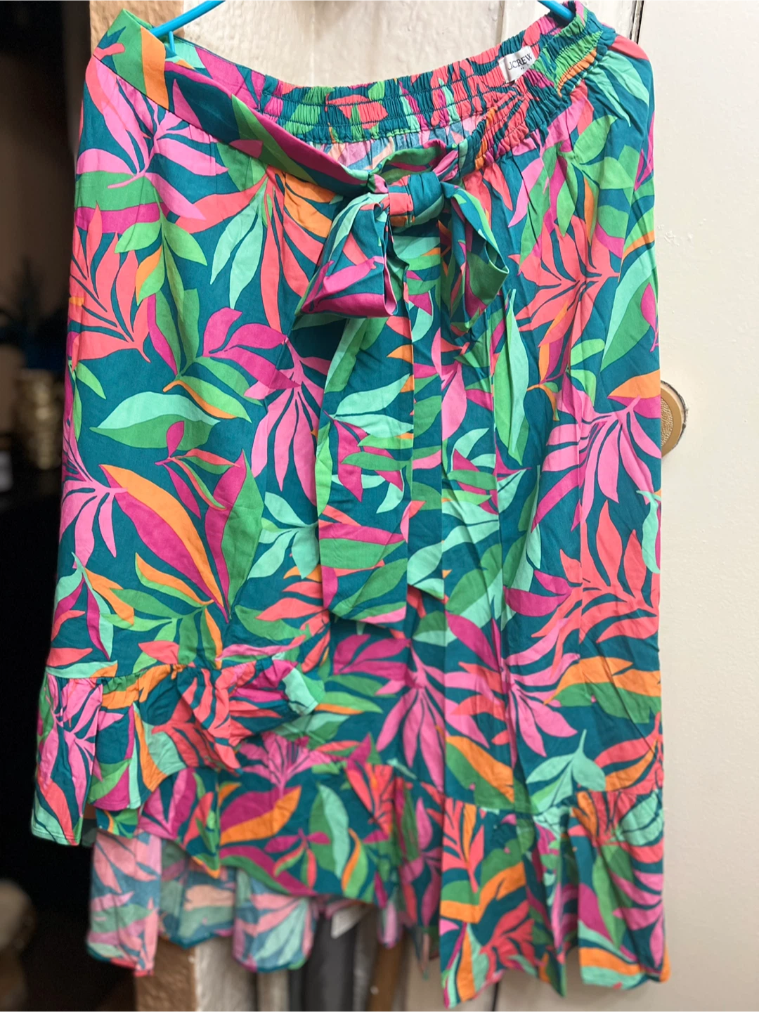 J.Crew Floral Midi Skirt Medium