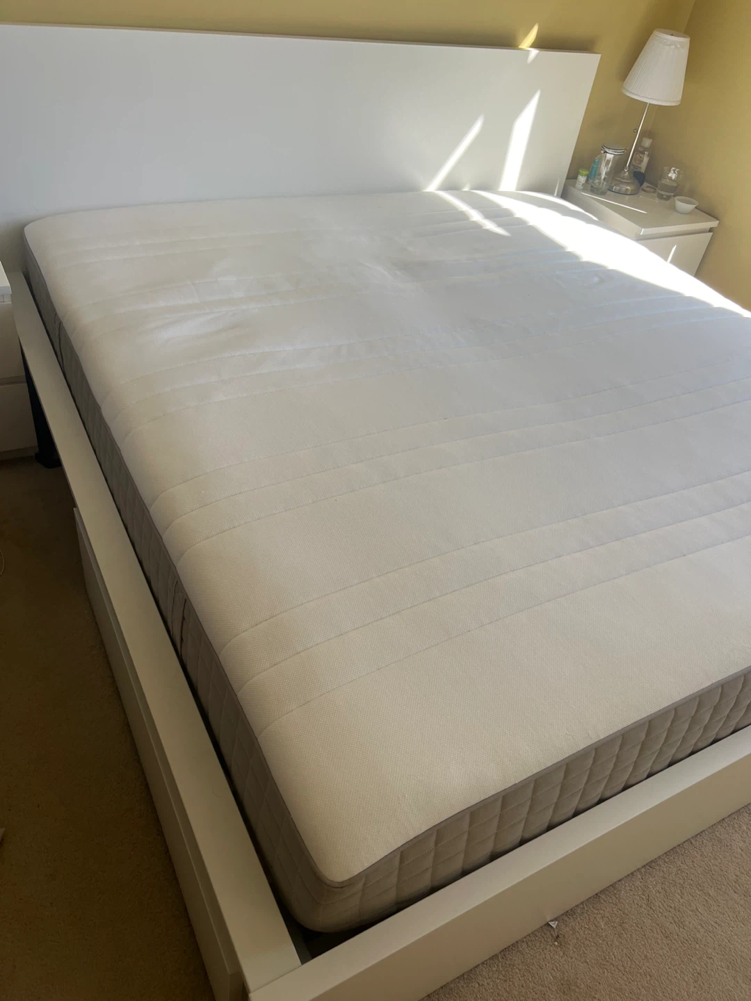 IKEA MALM Full Bed Frame with White Finish