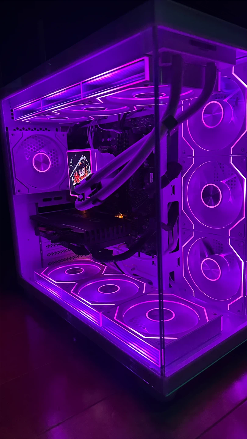 White RGB Gaming PC — NIVIDA RTX GPU, Ryzen 5, 32GB RAM - photo 5