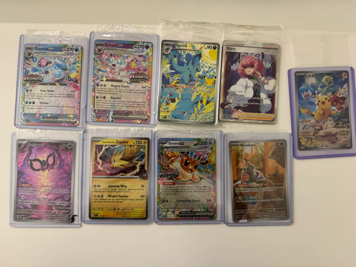 Pokemon card singles