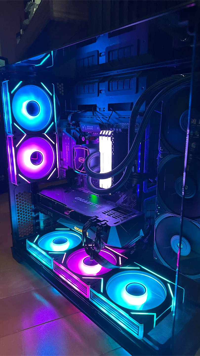 Black RGB Gaming PC — RTX 3070, Ryzen 7 5800X3D, 32GB RAM - photo 4