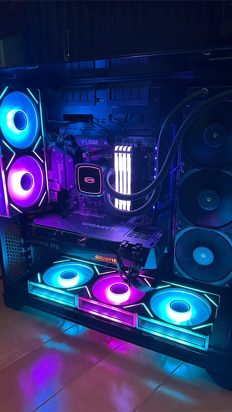 Black RGB Gaming PC — RTX 3070, Ryzen 7 5800X3D, 32GB RAM - photo 5