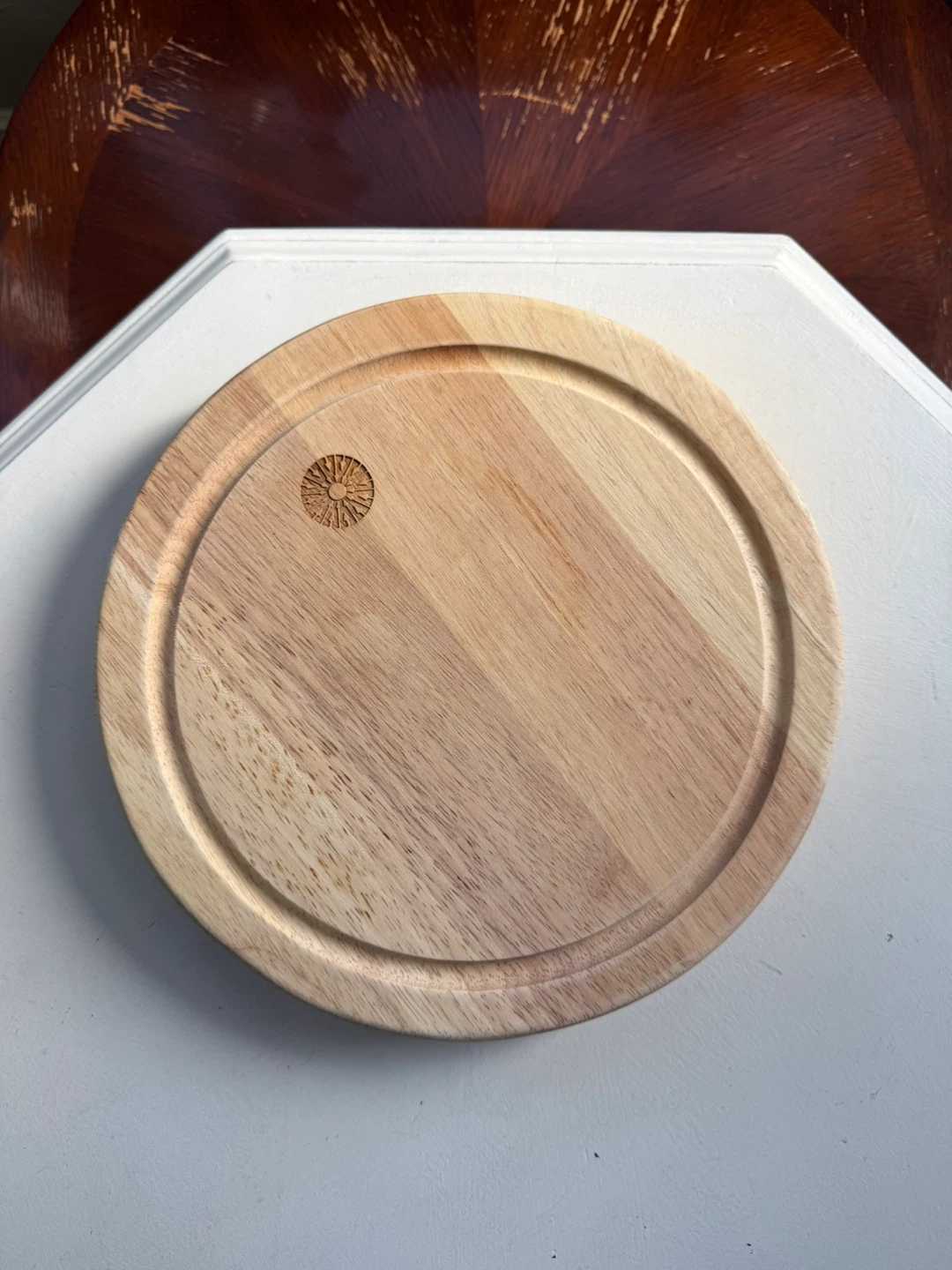 Round cheese board w/ knives set - photo 4